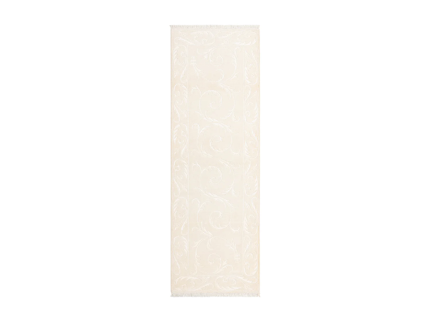 Tapis de couloir en laine 99x300 beige Darya