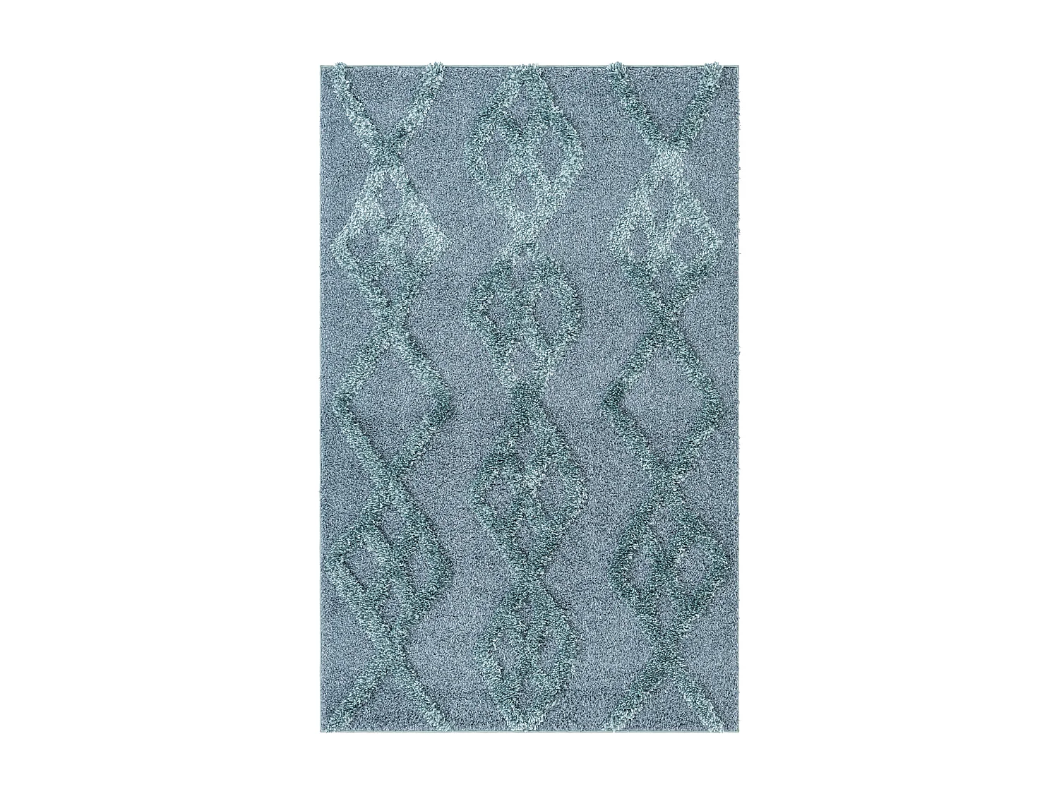 Hoogpolig tapijt 185x125 Blauw Thun Tribus