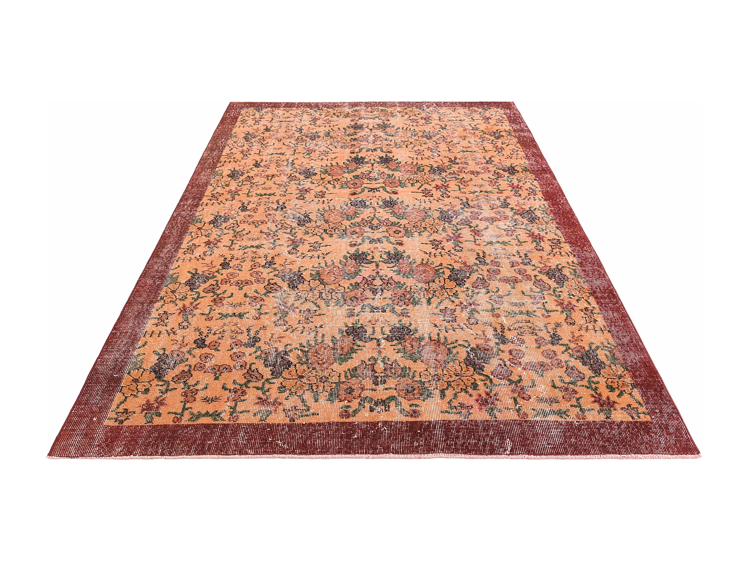 Wollteppich 173x262 Rosa Ultra Vintage