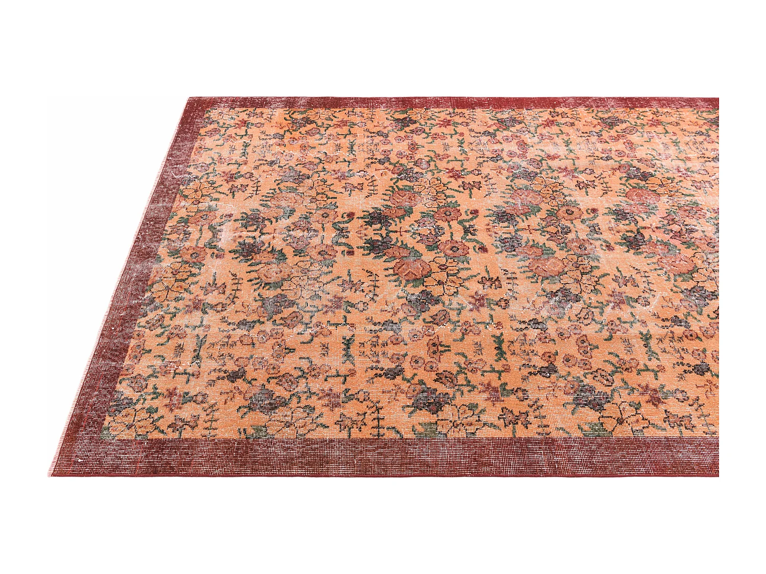 Wollteppich 173x262 Rosa Ultra Vintage