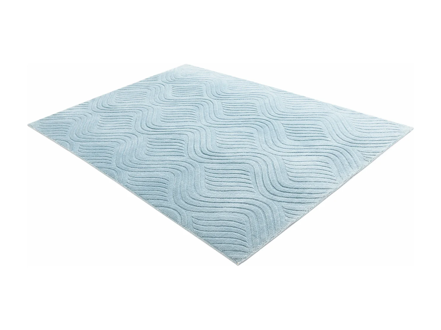 Tappeto in lana 160x231 Blu Darya