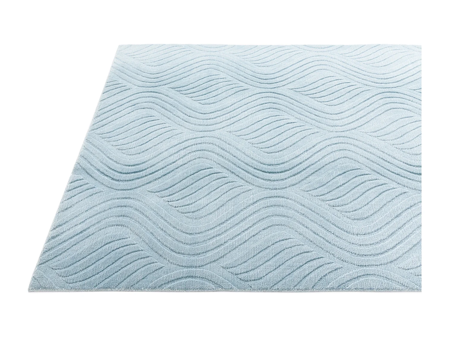 Tappeto in lana 160x231 Blu Darya