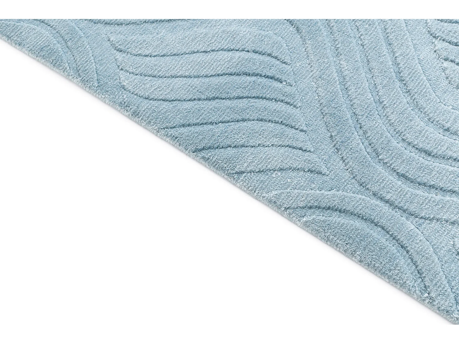 Tappeto in lana 160x231 Blu Darya