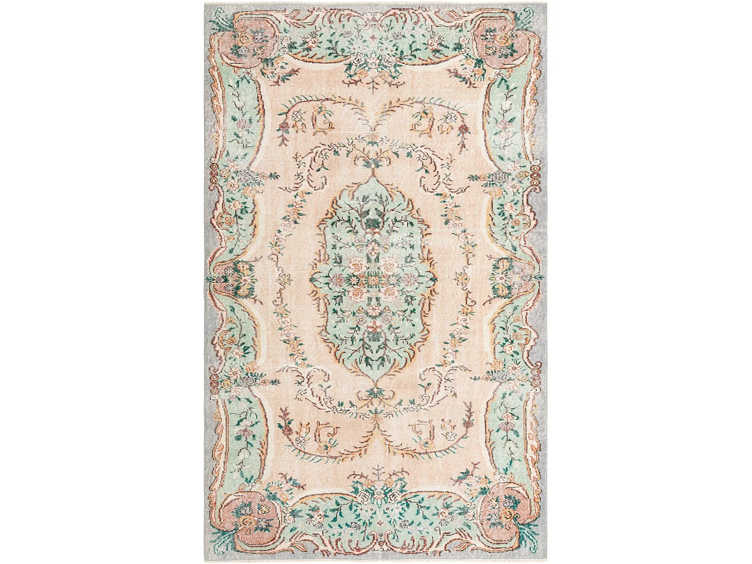 Tapis de laine 175x284 orange Ultra Vintage