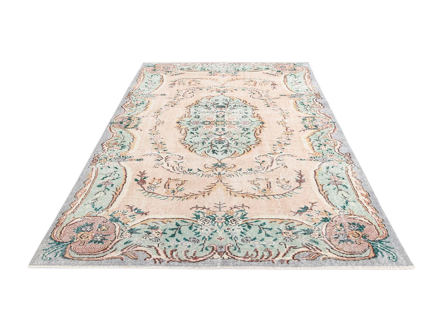 Tapis de laine 175x284 orange Ultra Vintage