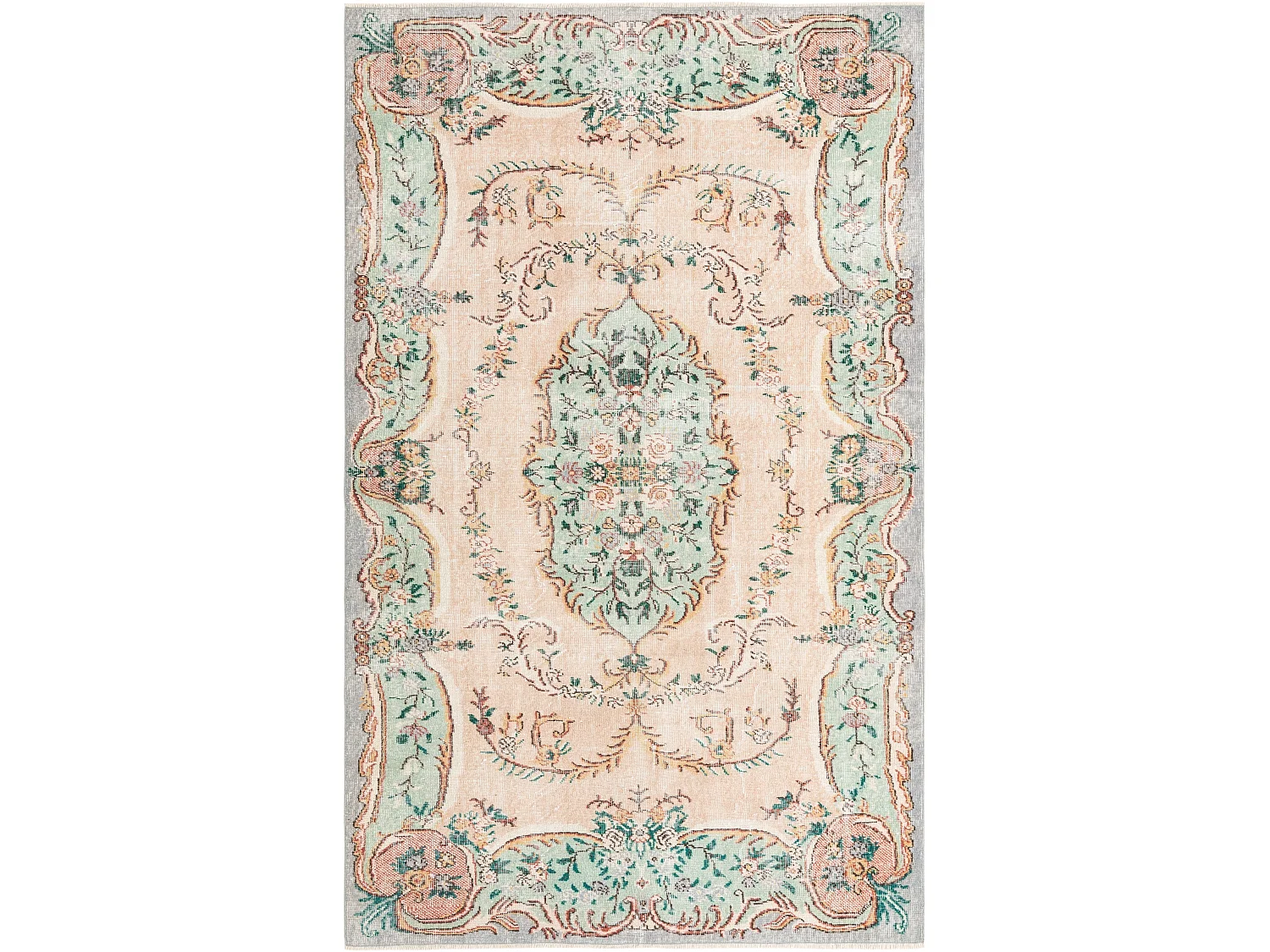 Tapis de laine 175x284 orange Ultra Vintage