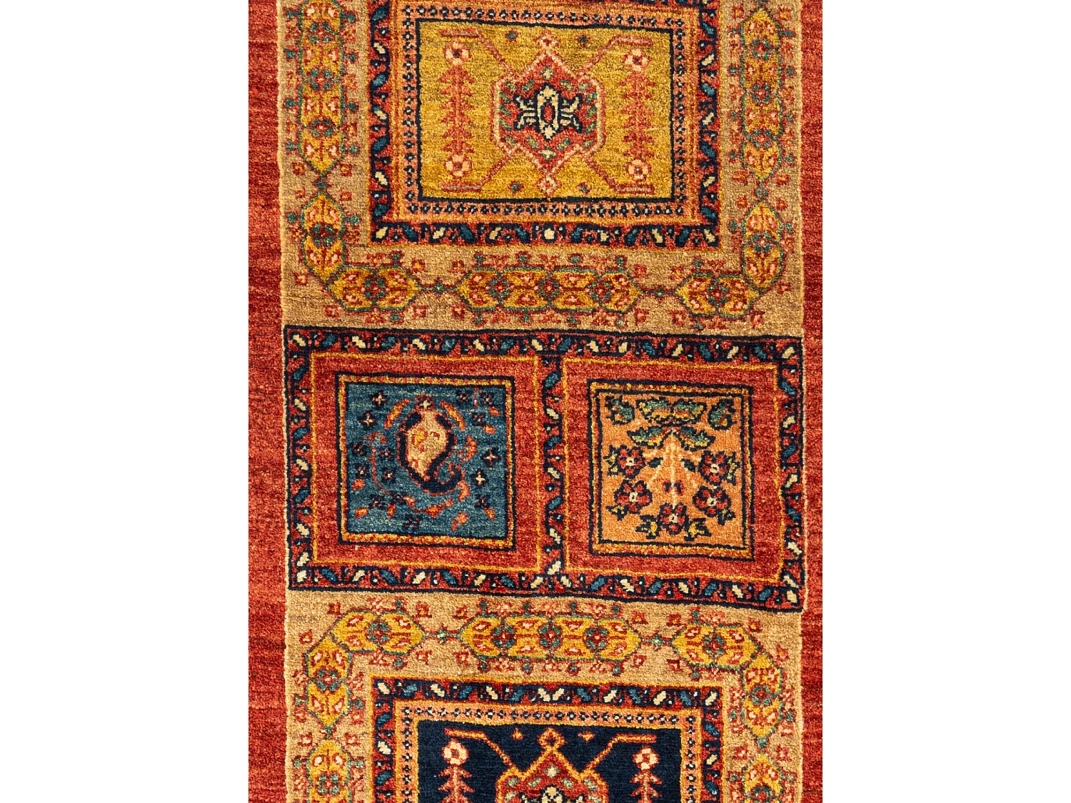 Tapis de couloir en laine 88x221 rouge Kashkuli