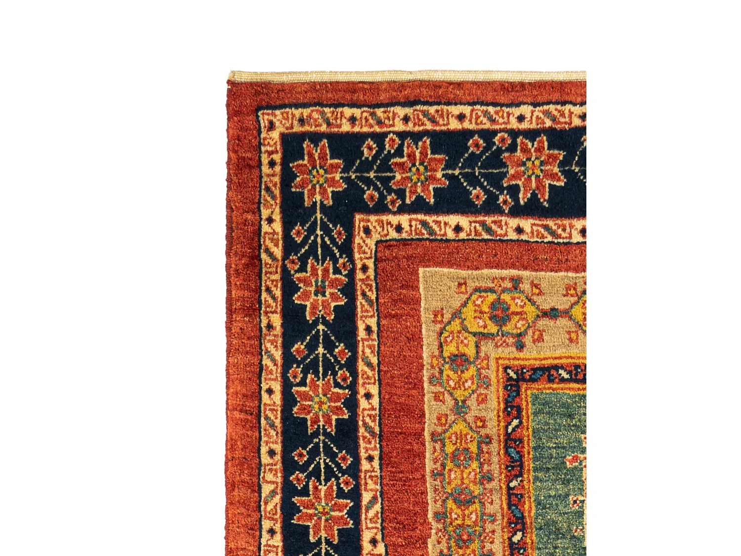 Tapis de couloir en laine 88x221 rouge Kashkuli