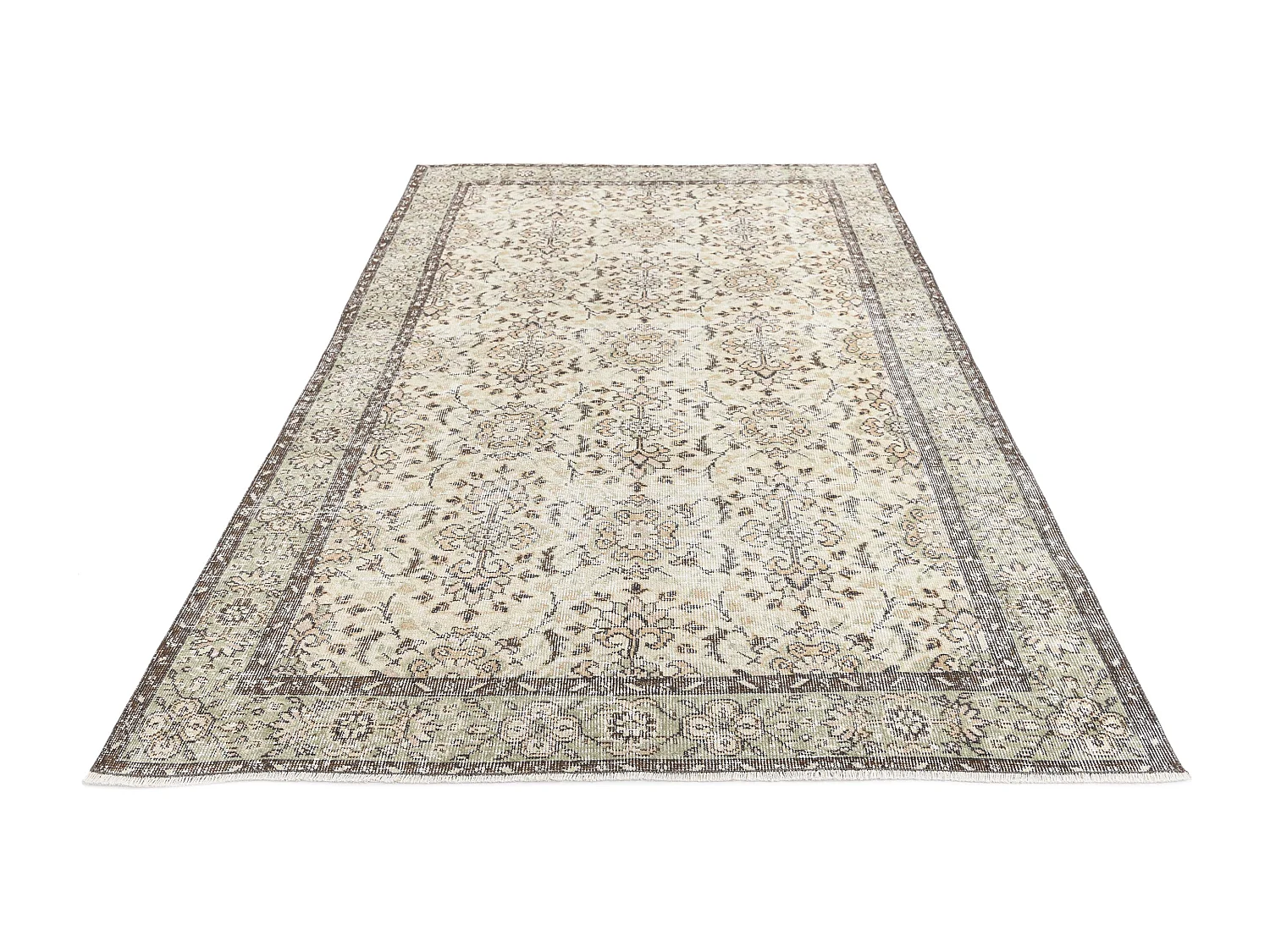 Tapis de laine 168x272 beige Ultra Vintage