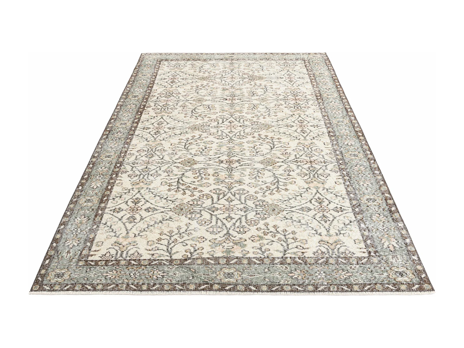 Tapis de laine 157x254 beige Ultra Vintage