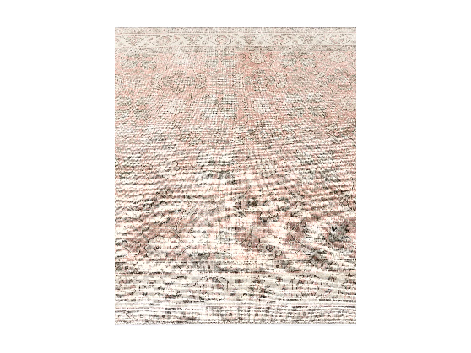 Tappeto in lana 163x269 rosa Ultra Vintage