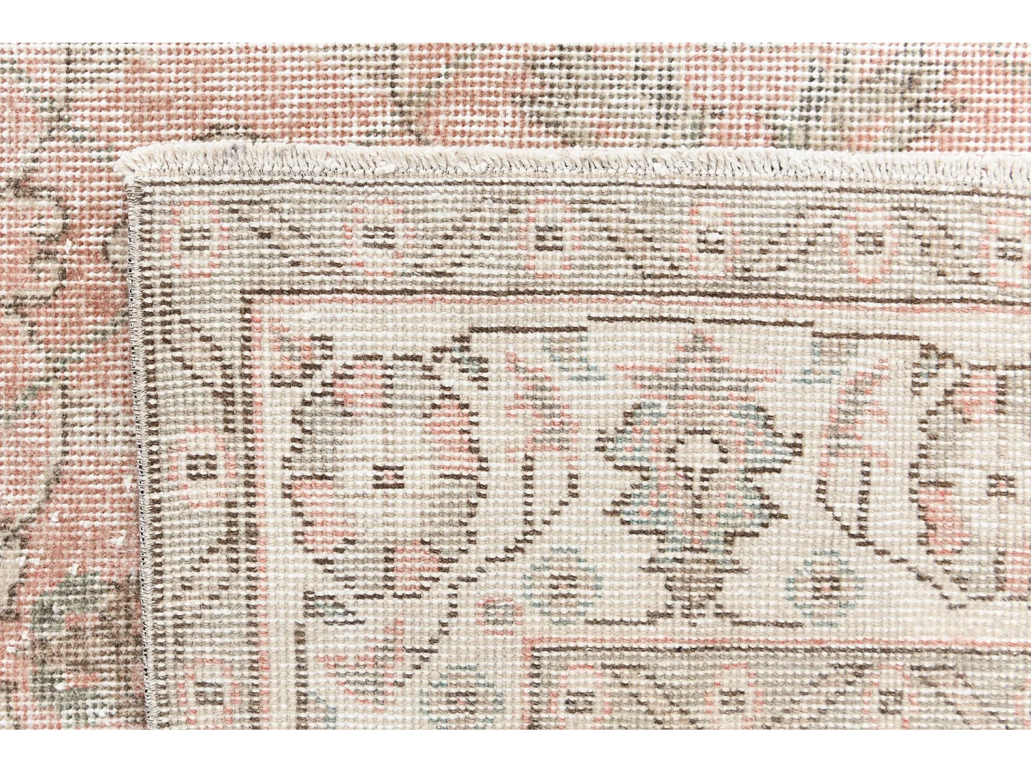 Tappeto in lana 163x269 rosa Ultra Vintage