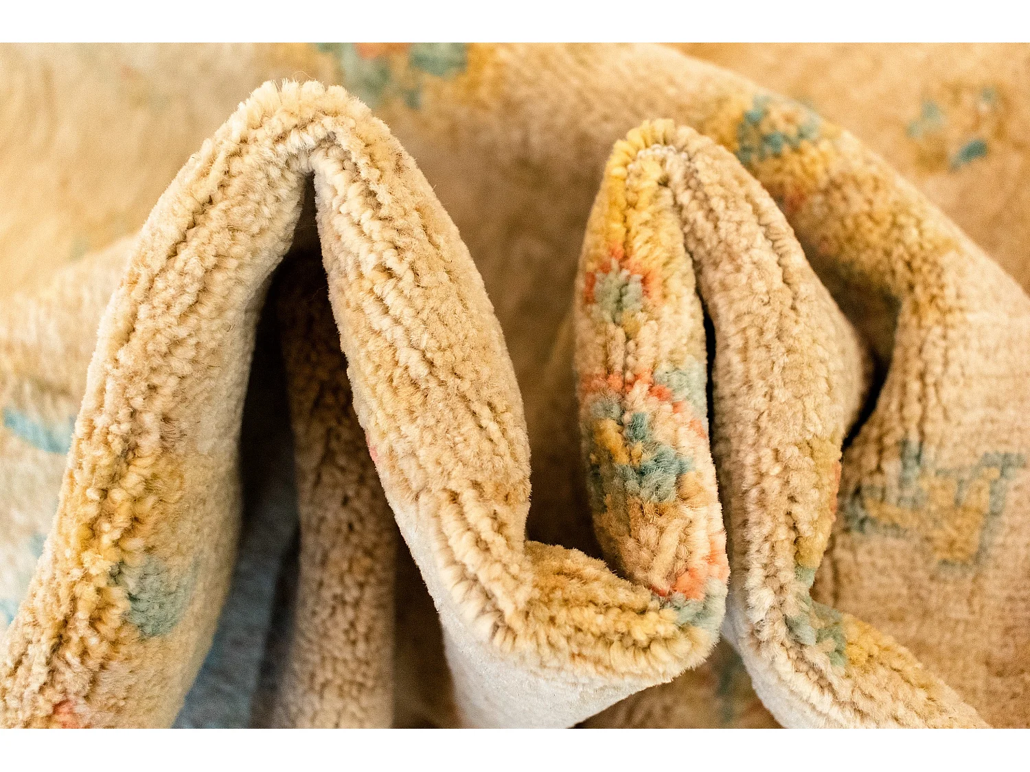 Wollteppich 125x168 Beige Ziegler