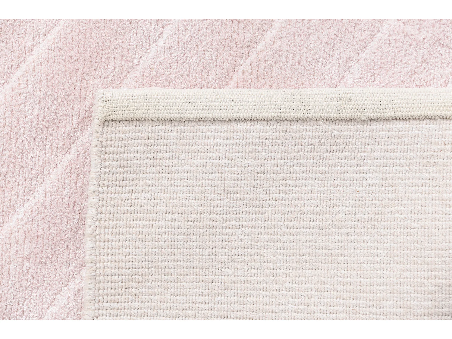 Tapis de couloir en laine 84x300 rose Darya