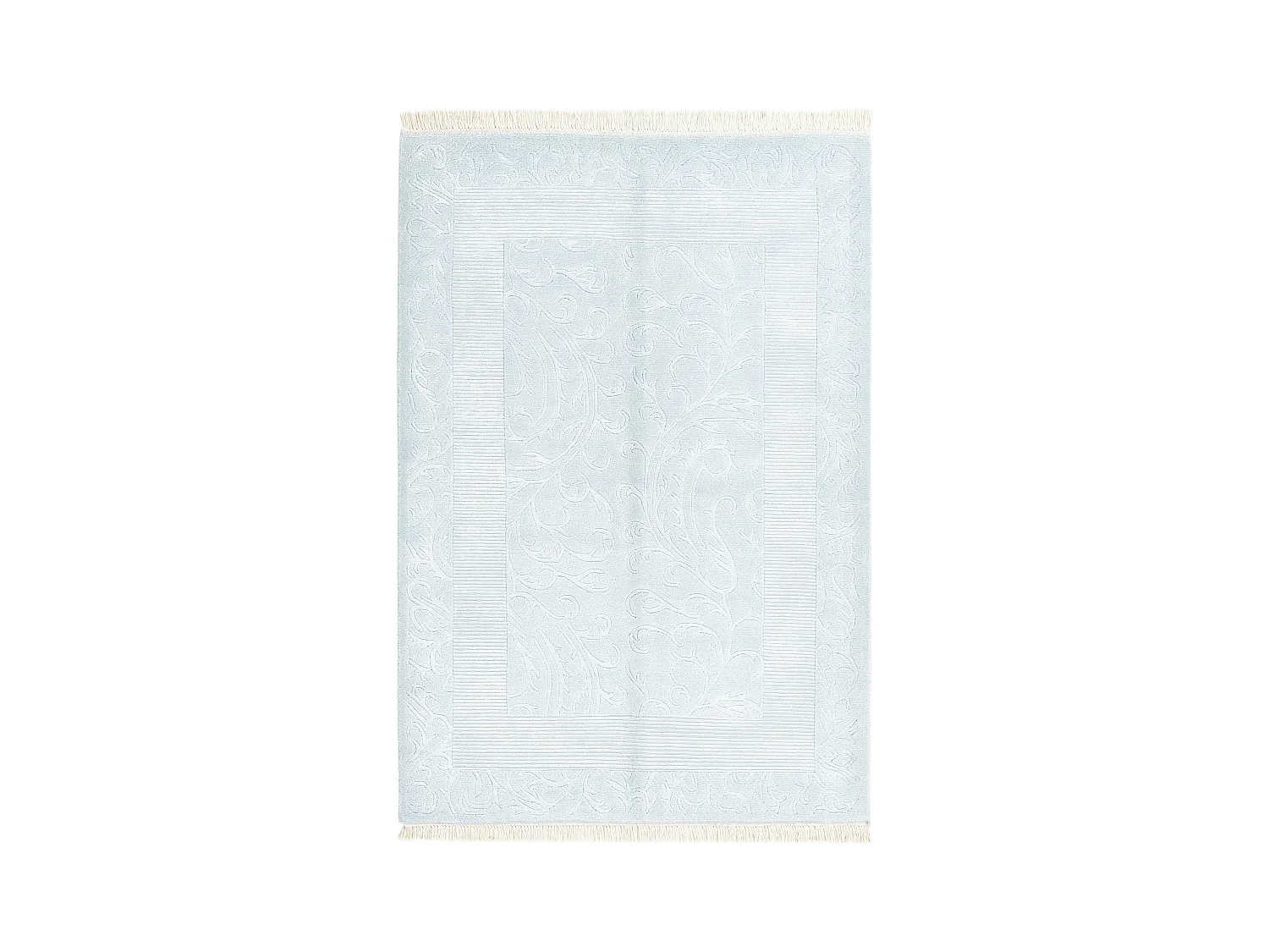 Tapis de laine 122x185 Bleu Darya