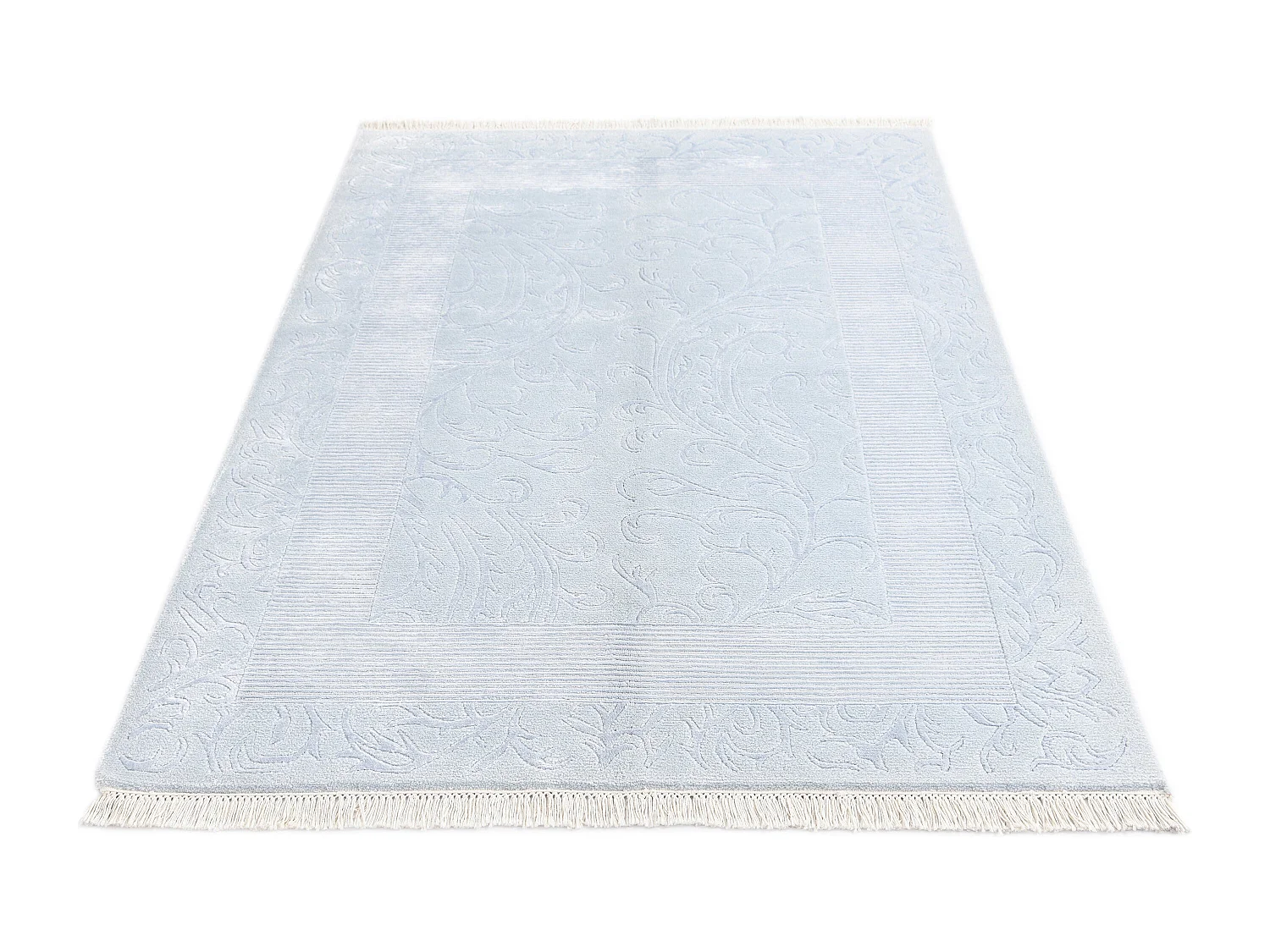 Tapis de laine 122x185 Bleu Darya