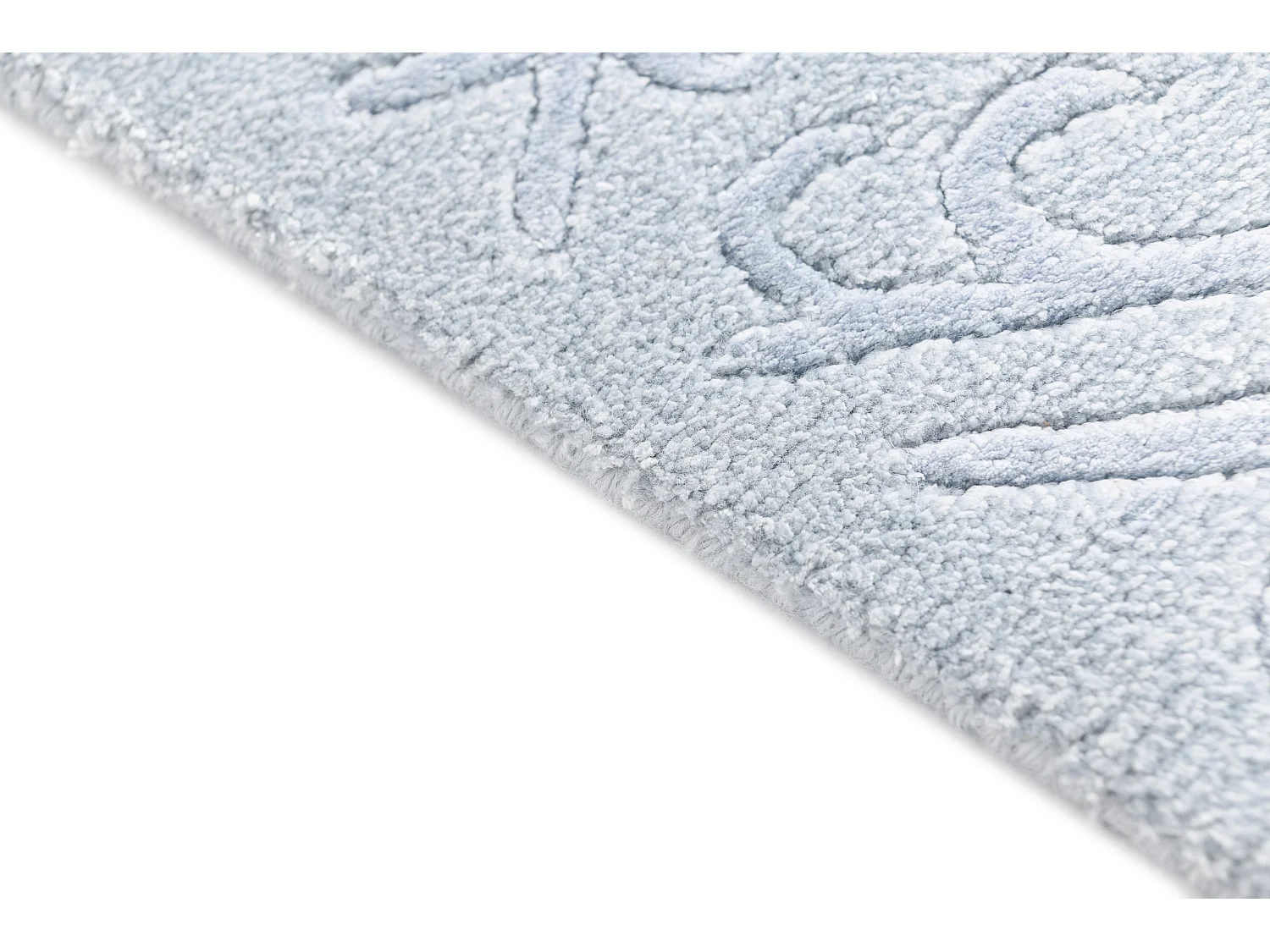 Tapis de laine 122x185 Bleu Darya