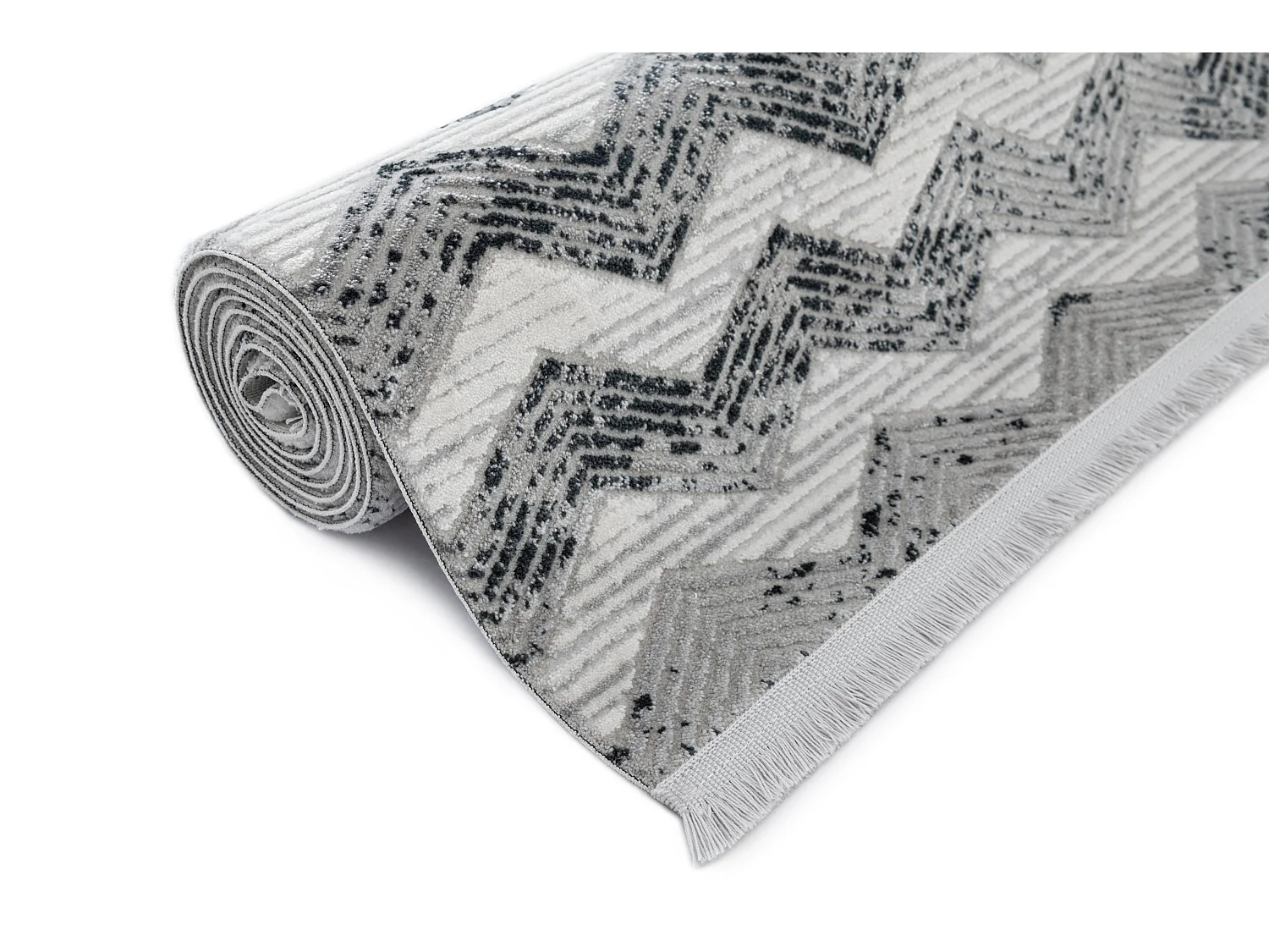 Tapis 185x275 gris Davos Grecian