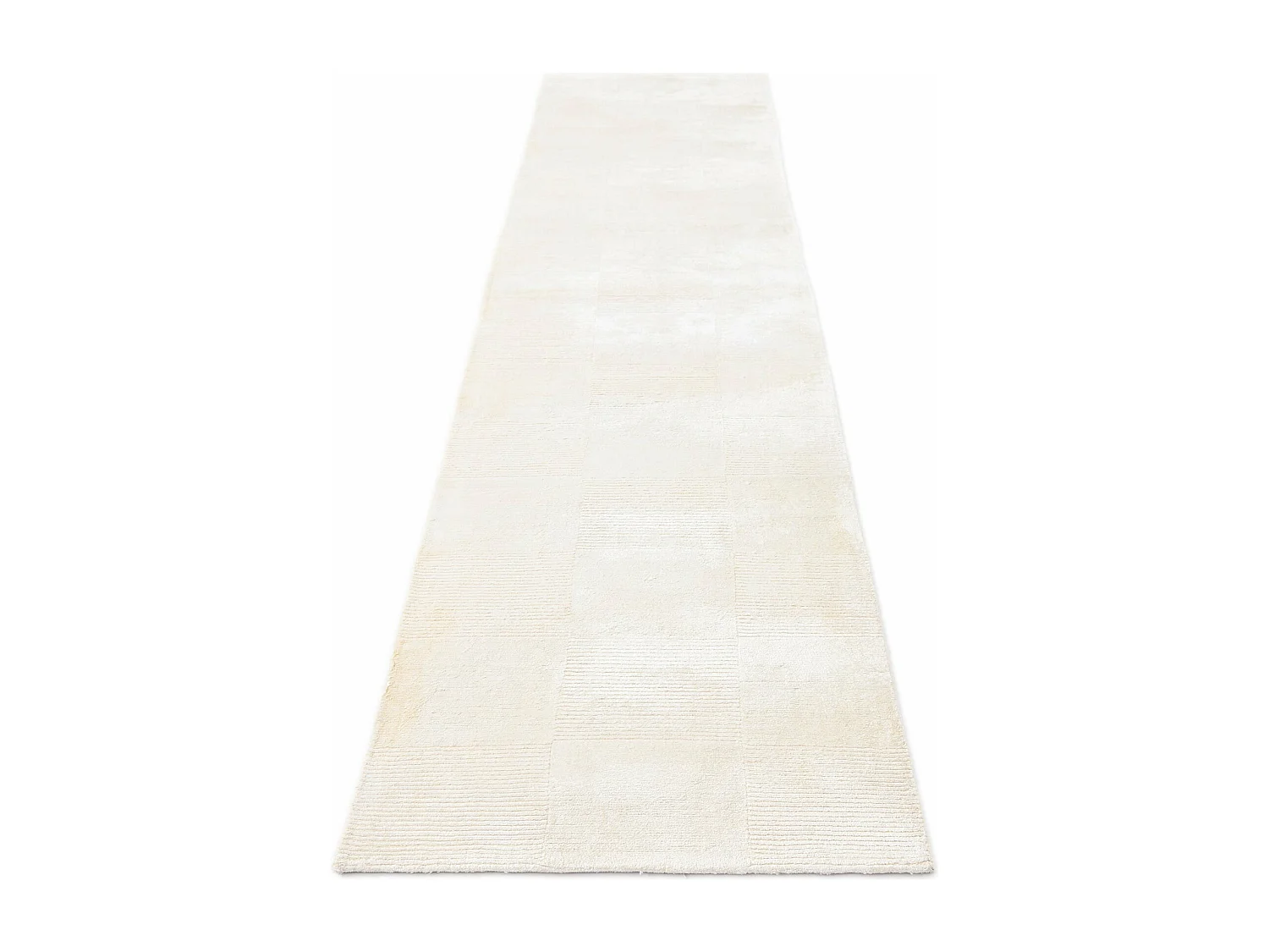 Tapis de couloir en laine 79x394 beige Darya