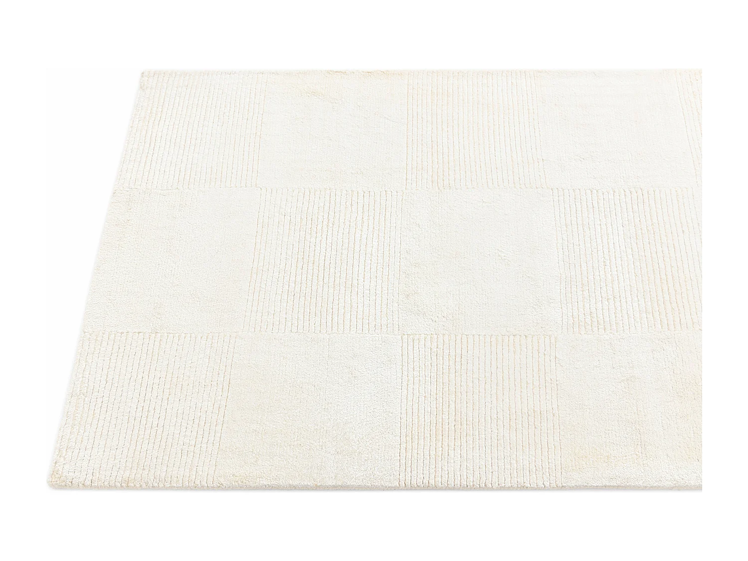 Tapis de couloir en laine 79x394 beige Darya
