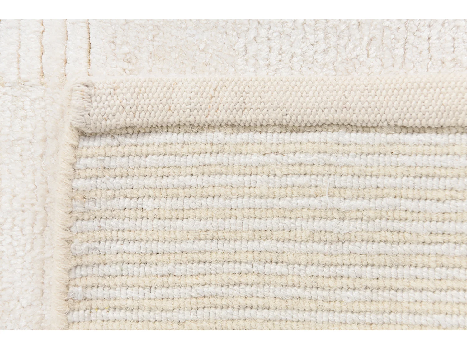 Tapis de couloir en laine 79x394 beige Darya