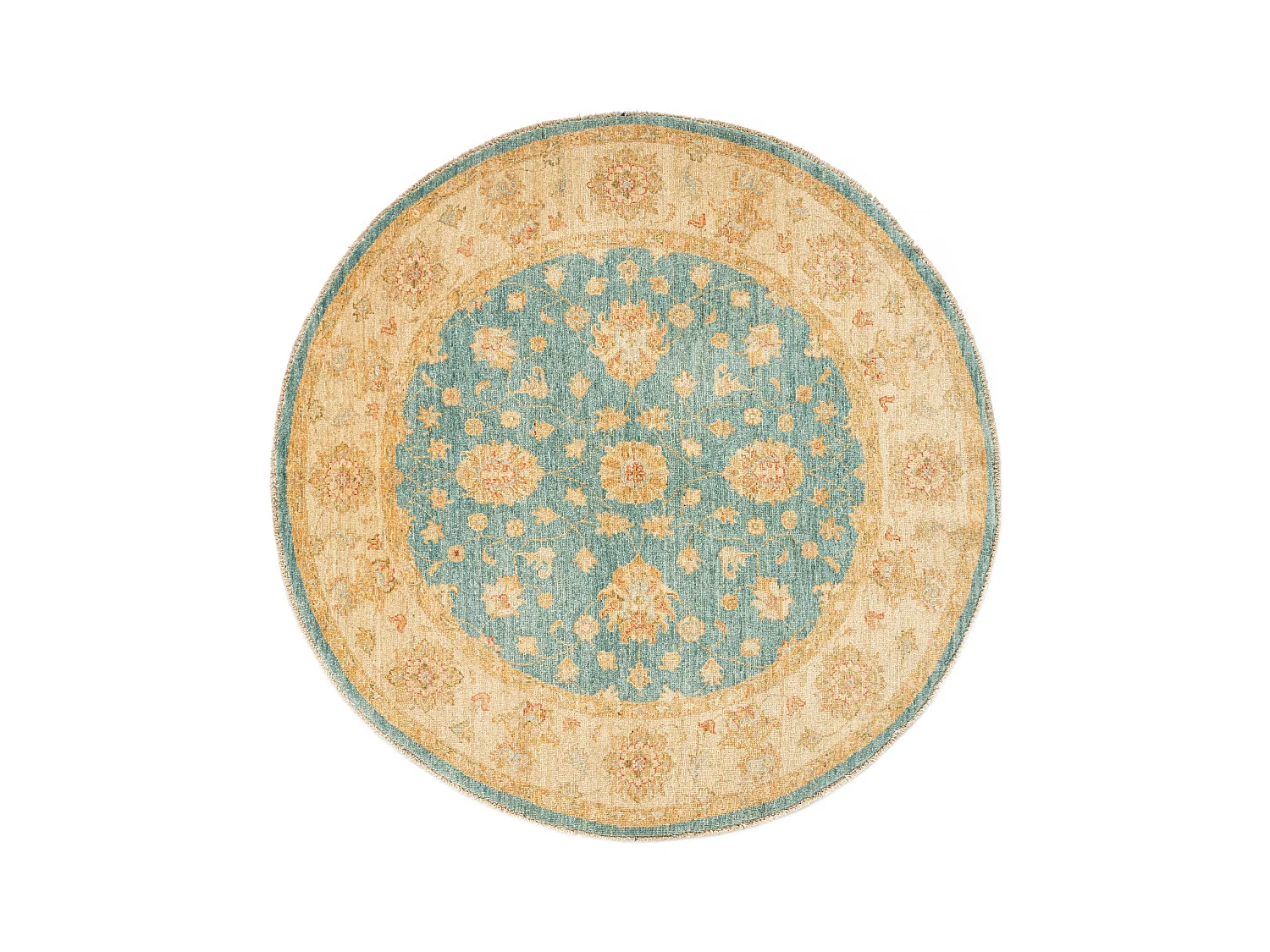 Tapis de laine 146x150 beige Kaizar