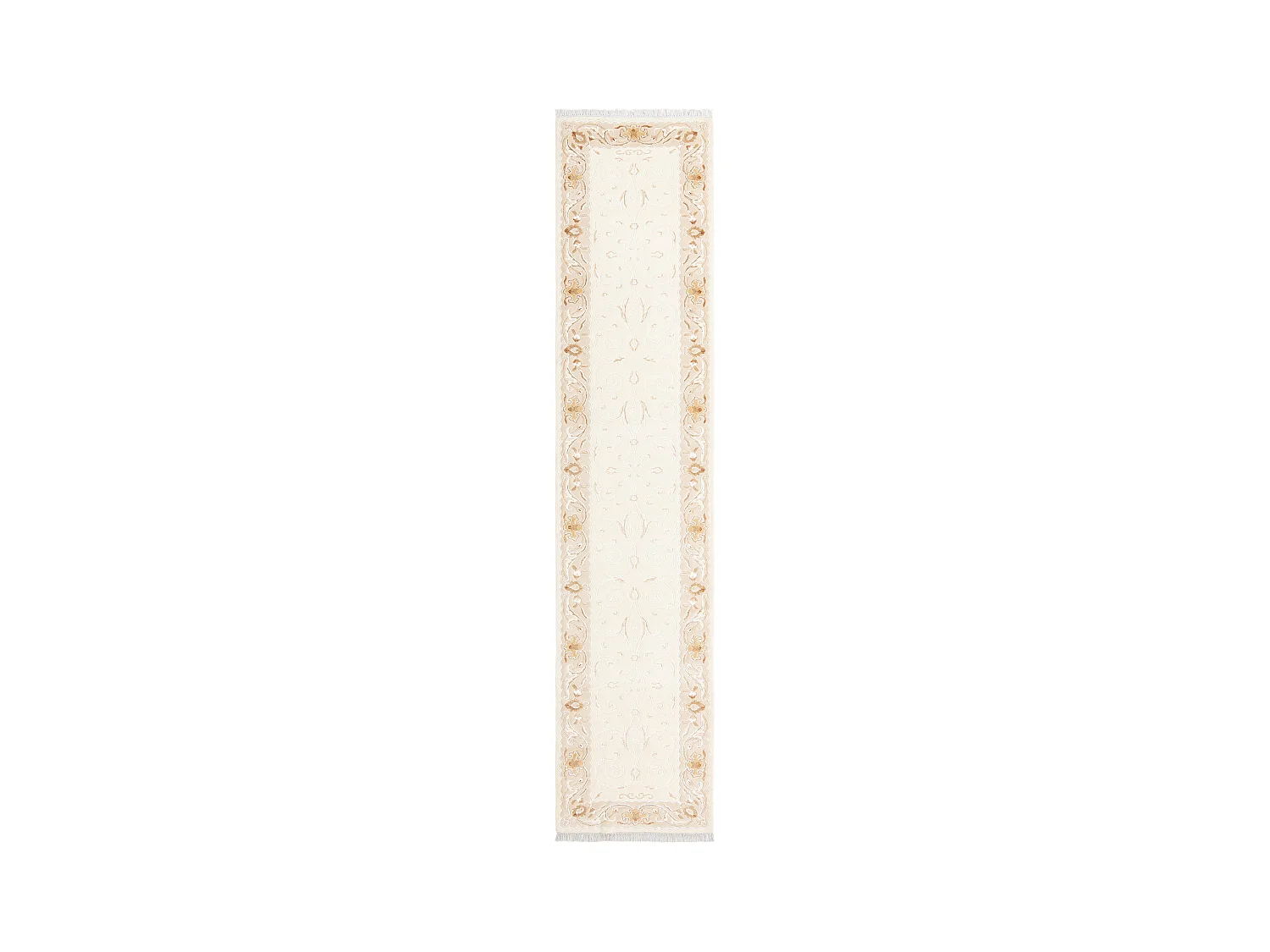 Tapis de couloir en laine 89x404 beige Darya