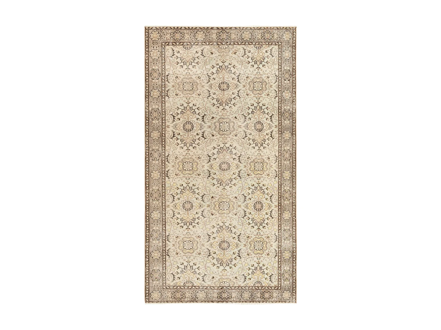 Tapis de laine 114x208 brun Ultra Vintage