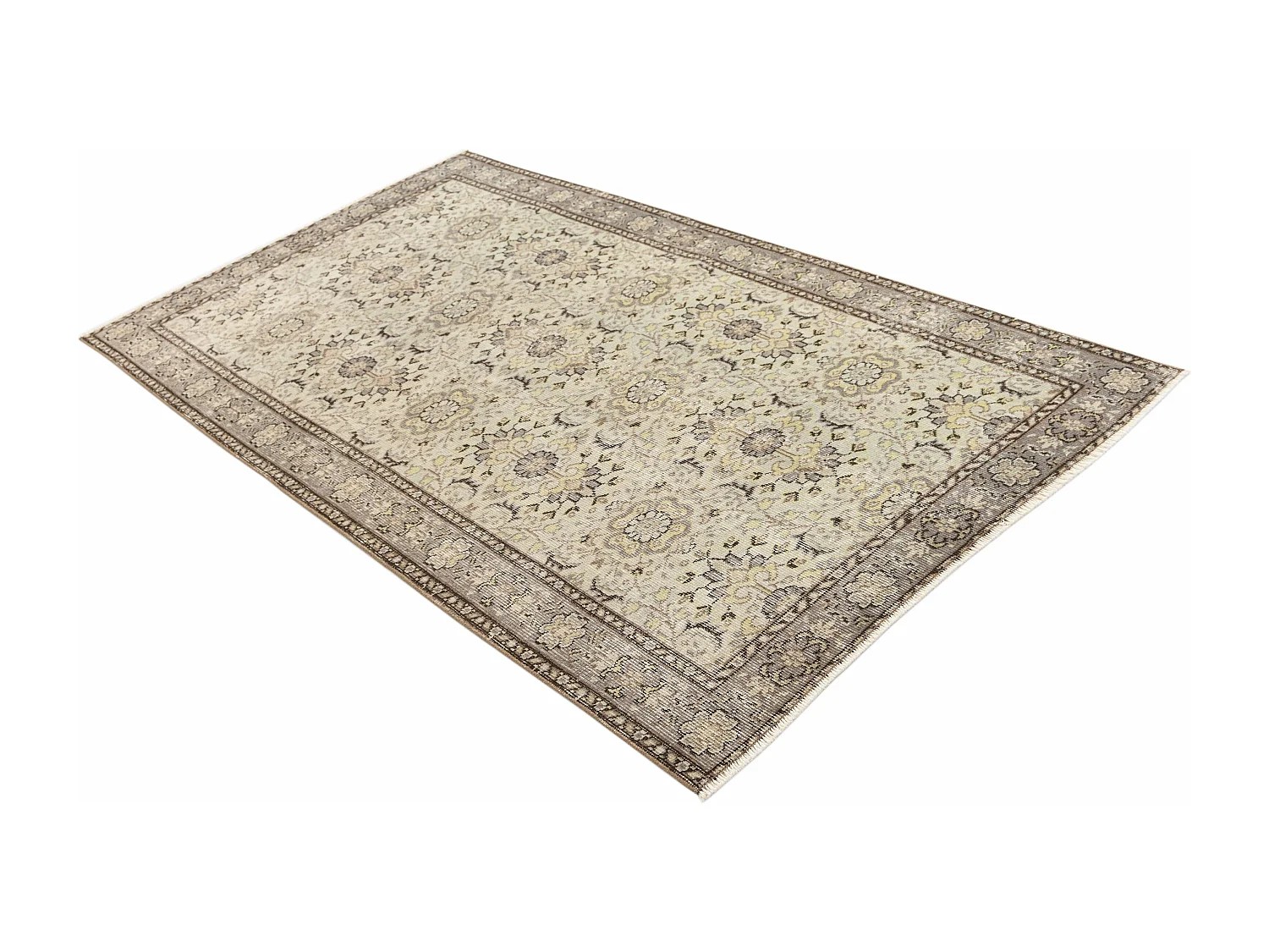 Tapis de laine 114x208 brun Ultra Vintage