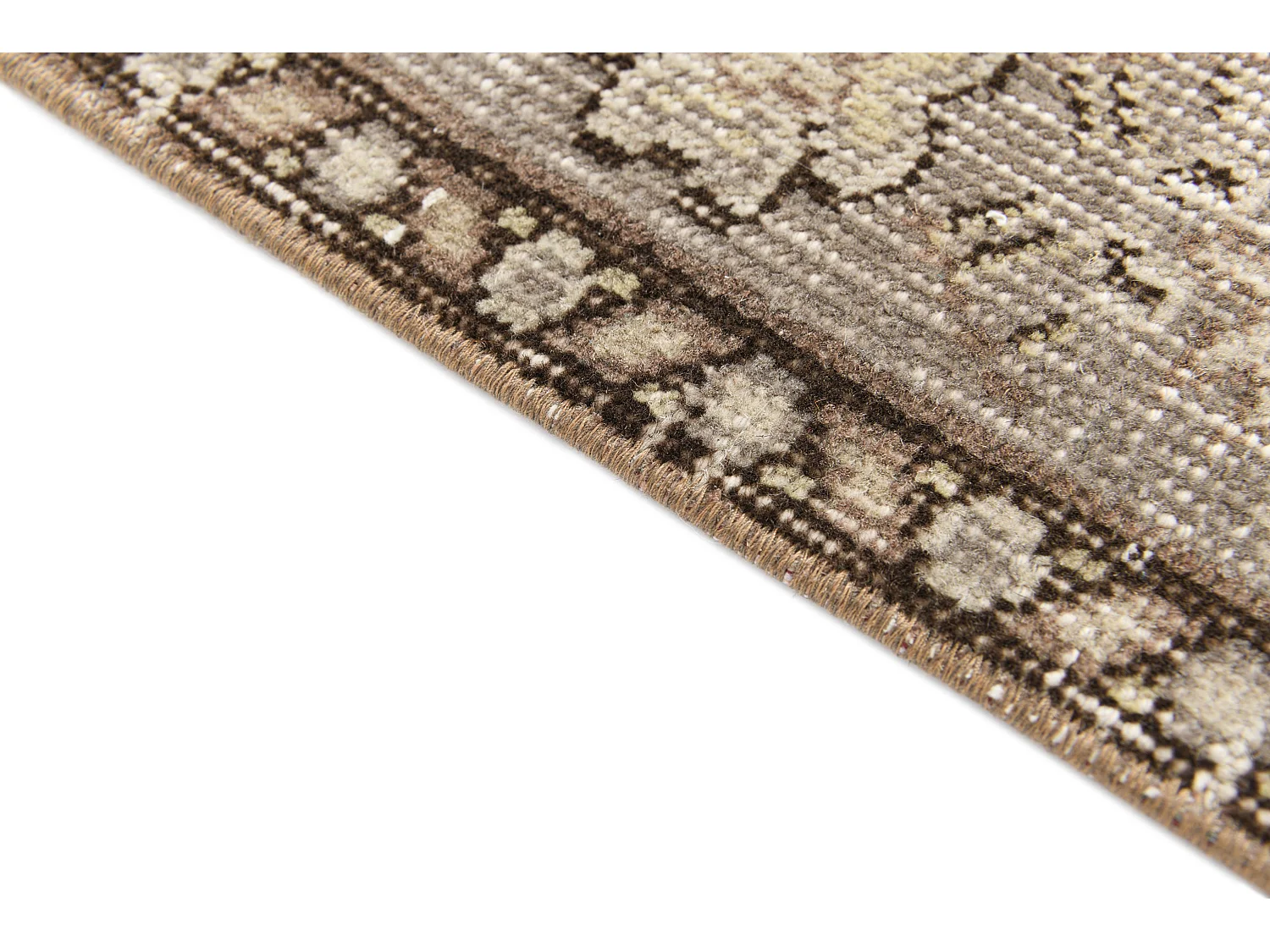 Tapis de laine 114x208 brun Ultra Vintage