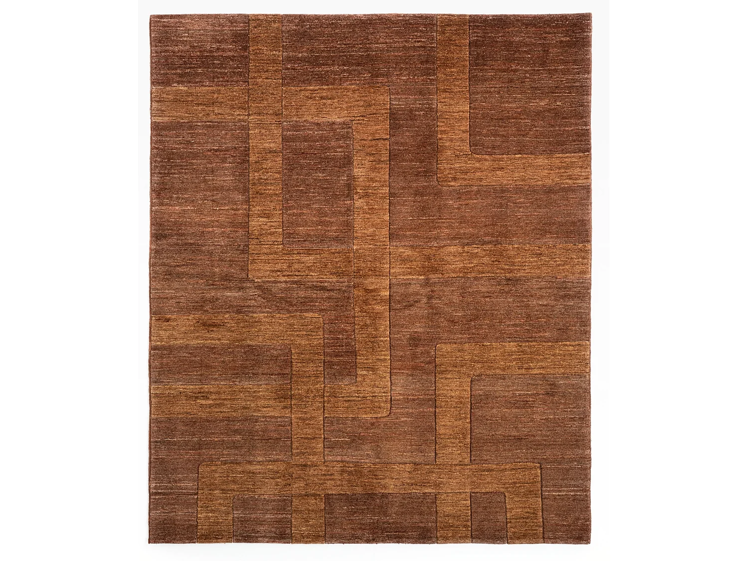 Tapis de laine 200x242 brun Juma
