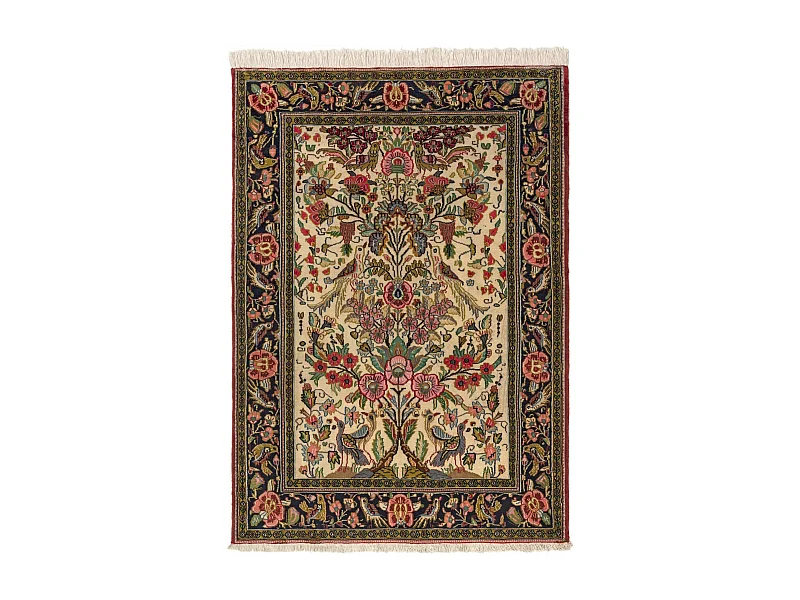 Tapis de laine 110x159 multicolore Ghom