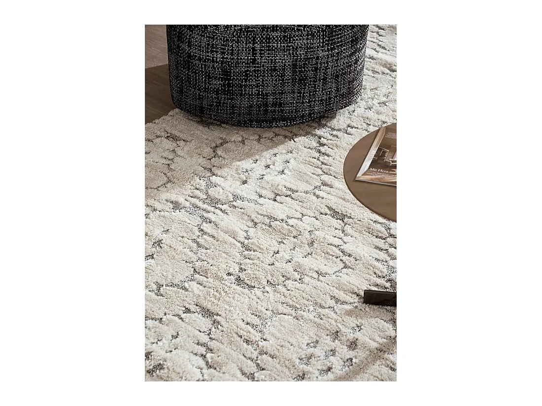 Teppich 160x220 Hellgrau Vevey