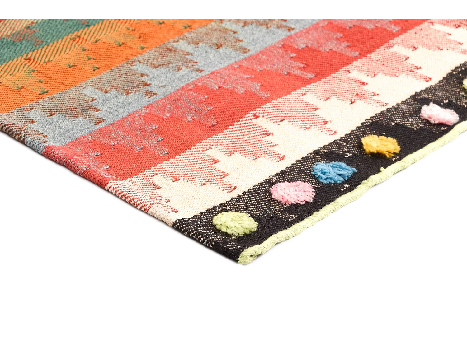 Tappeto in lana 137x175 multicolore Jajim