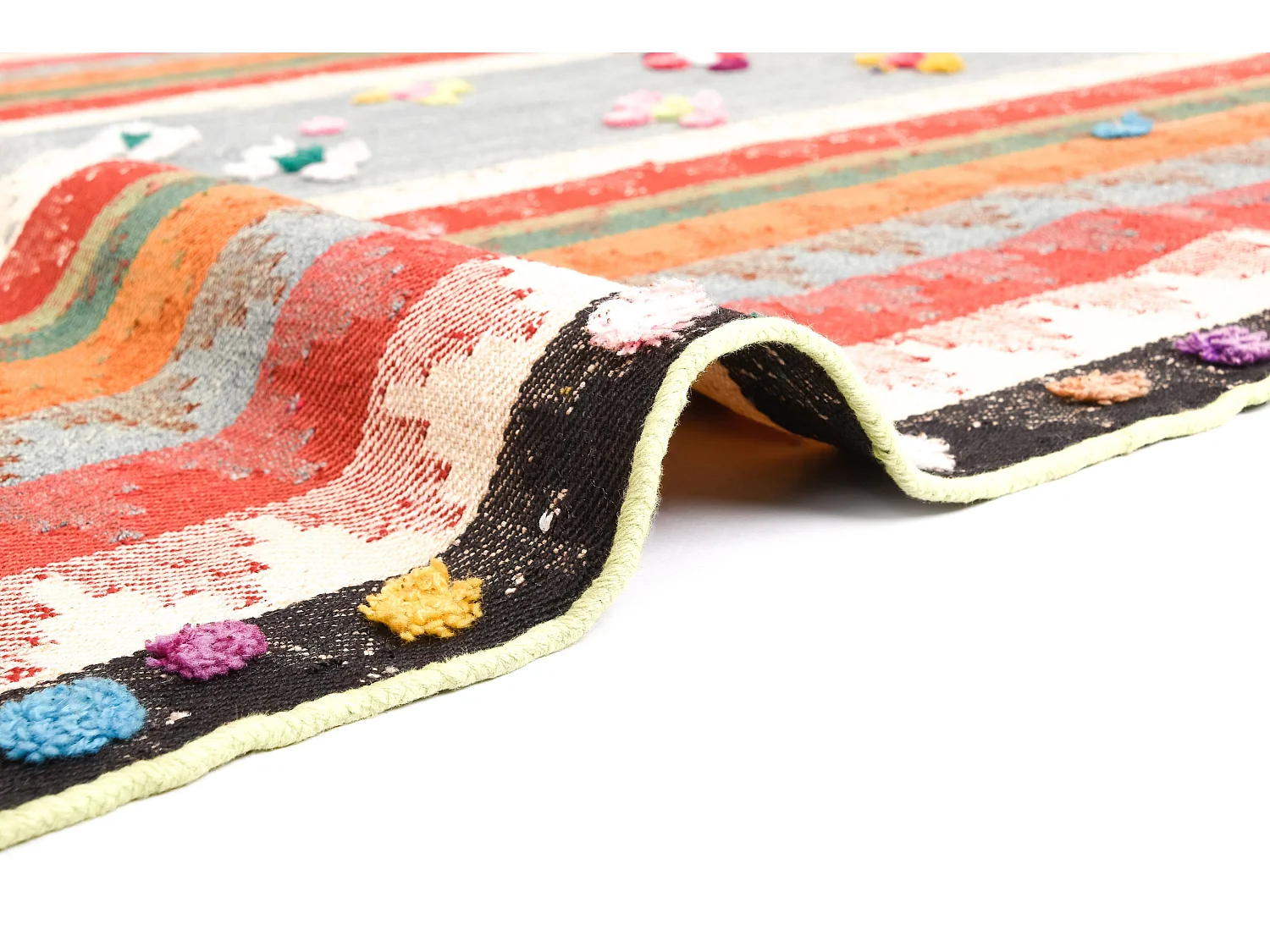 Tappeto in lana 137x175 multicolore Jajim