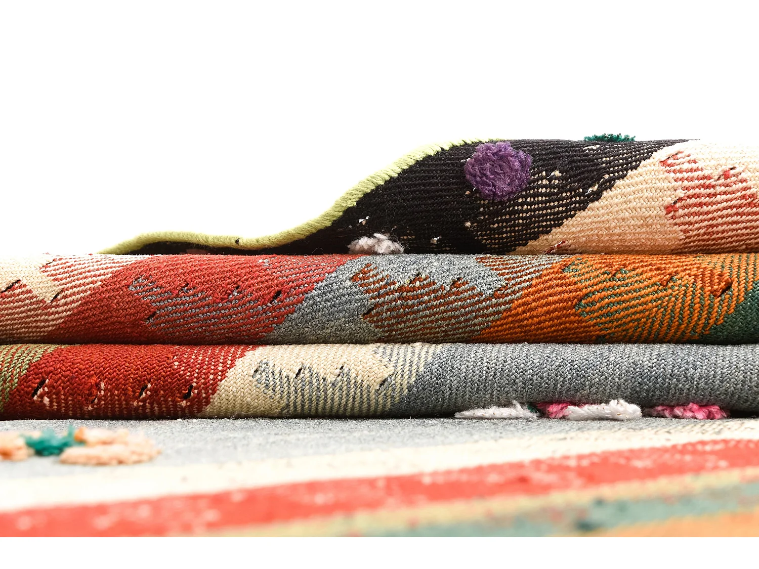 Tappeto in lana 137x175 multicolore Jajim