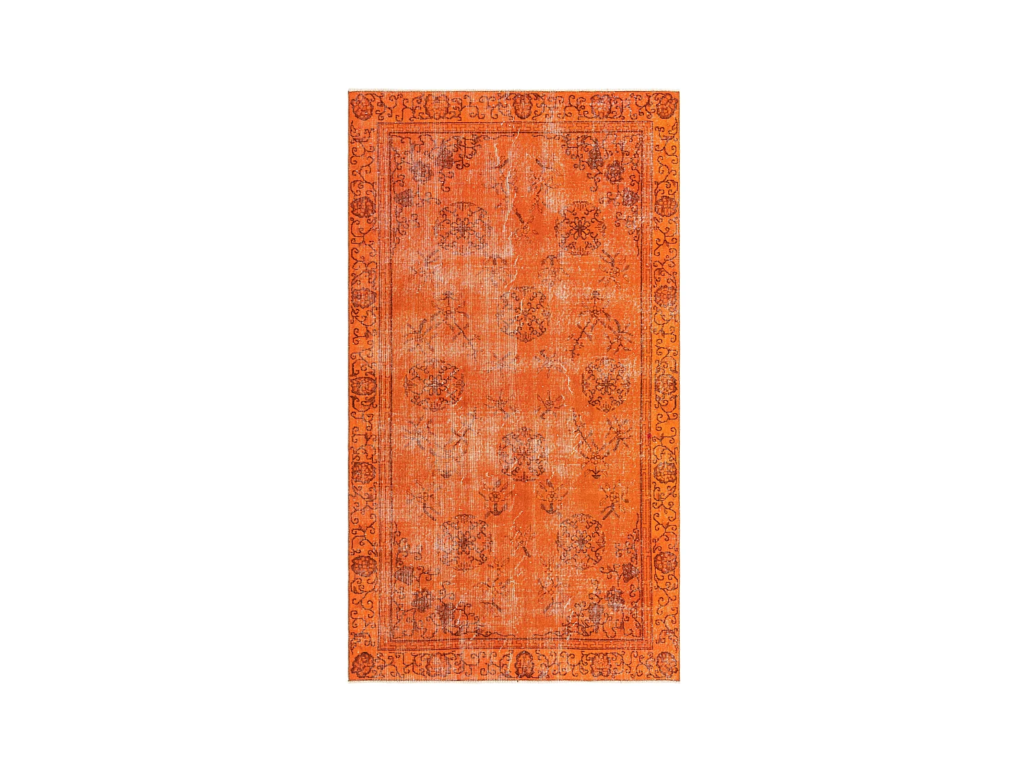 Tapis de laine 152x279 orange Ultra Vintage