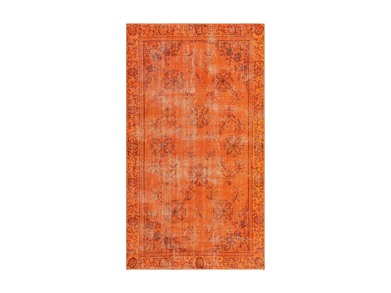 Tapis de laine 152x279 orange Ultra Vintage