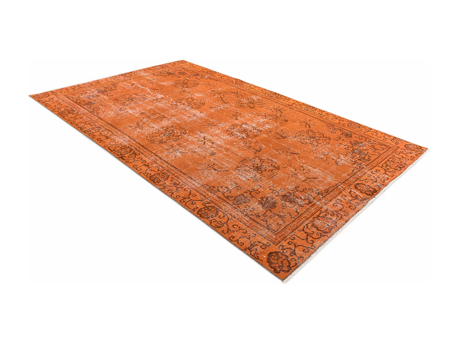 Tapis de laine 152x279 orange Ultra Vintage