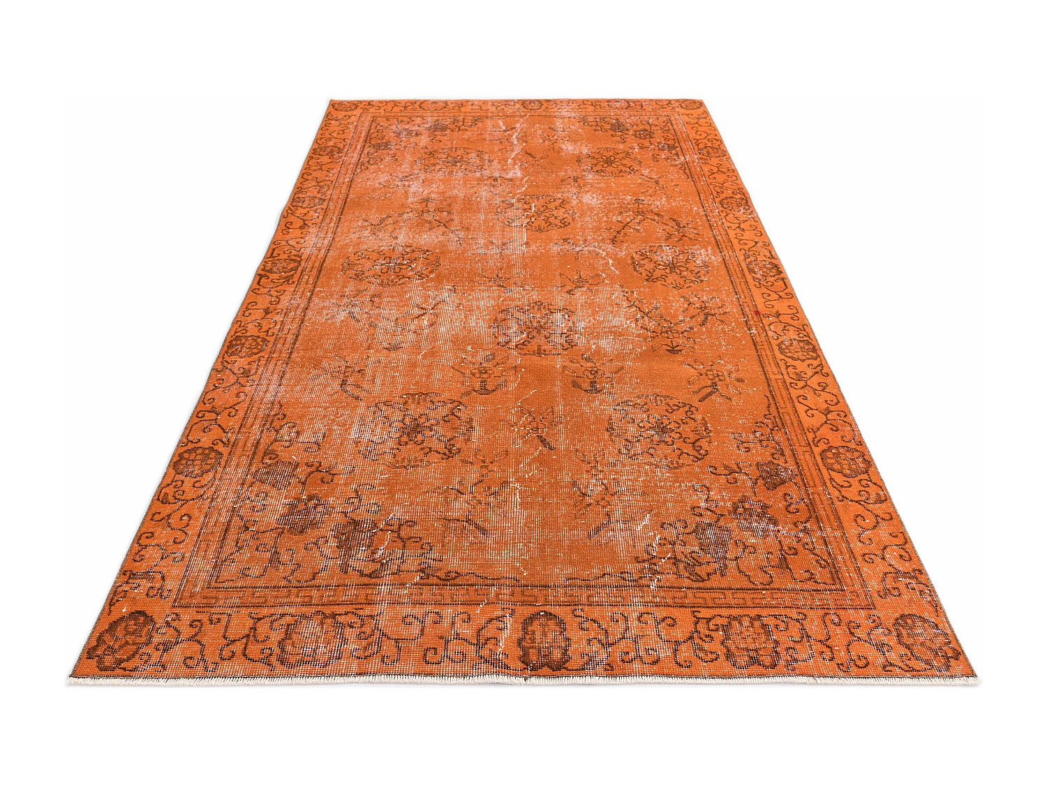 Tapis de laine 152x279 orange Ultra Vintage