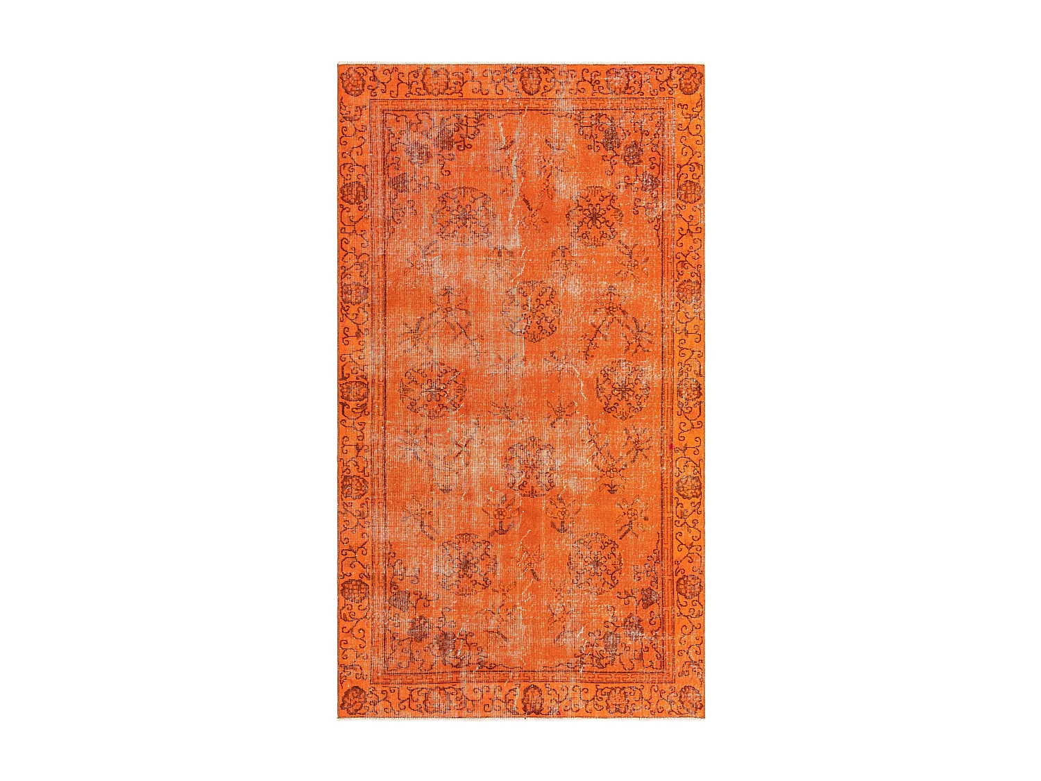 Tapis de laine 152x279 orange Ultra Vintage