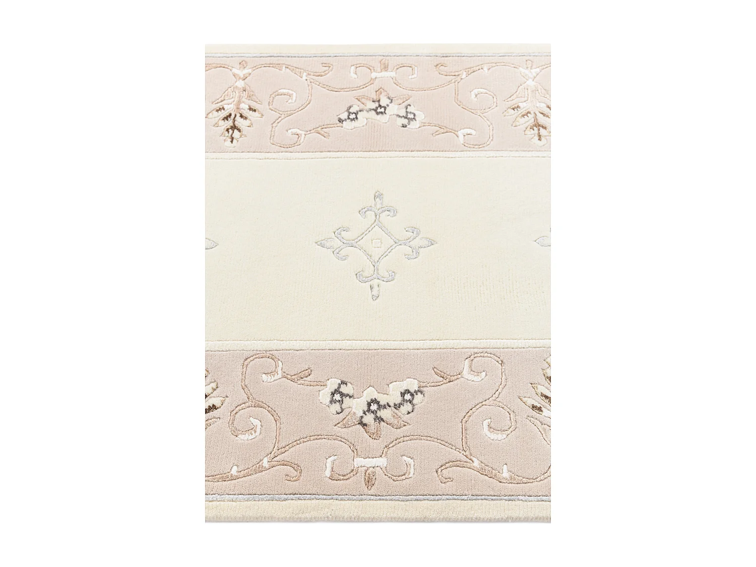 Tapis de couloir en laine 86x264 beige Darya