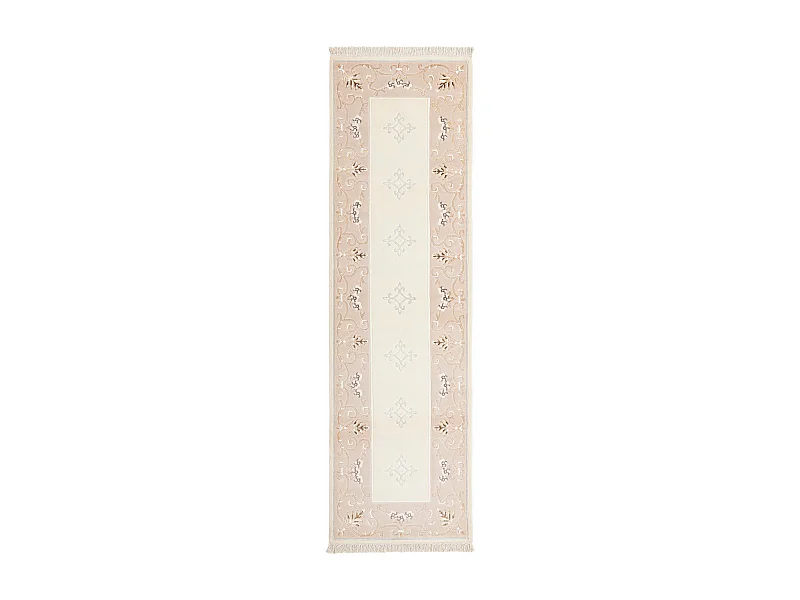 Tapis de couloir en laine 86x264 beige Darya