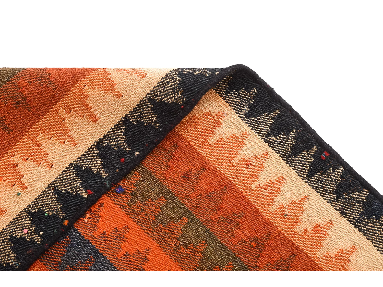 Tapis de laine 146x210 orange Jajim