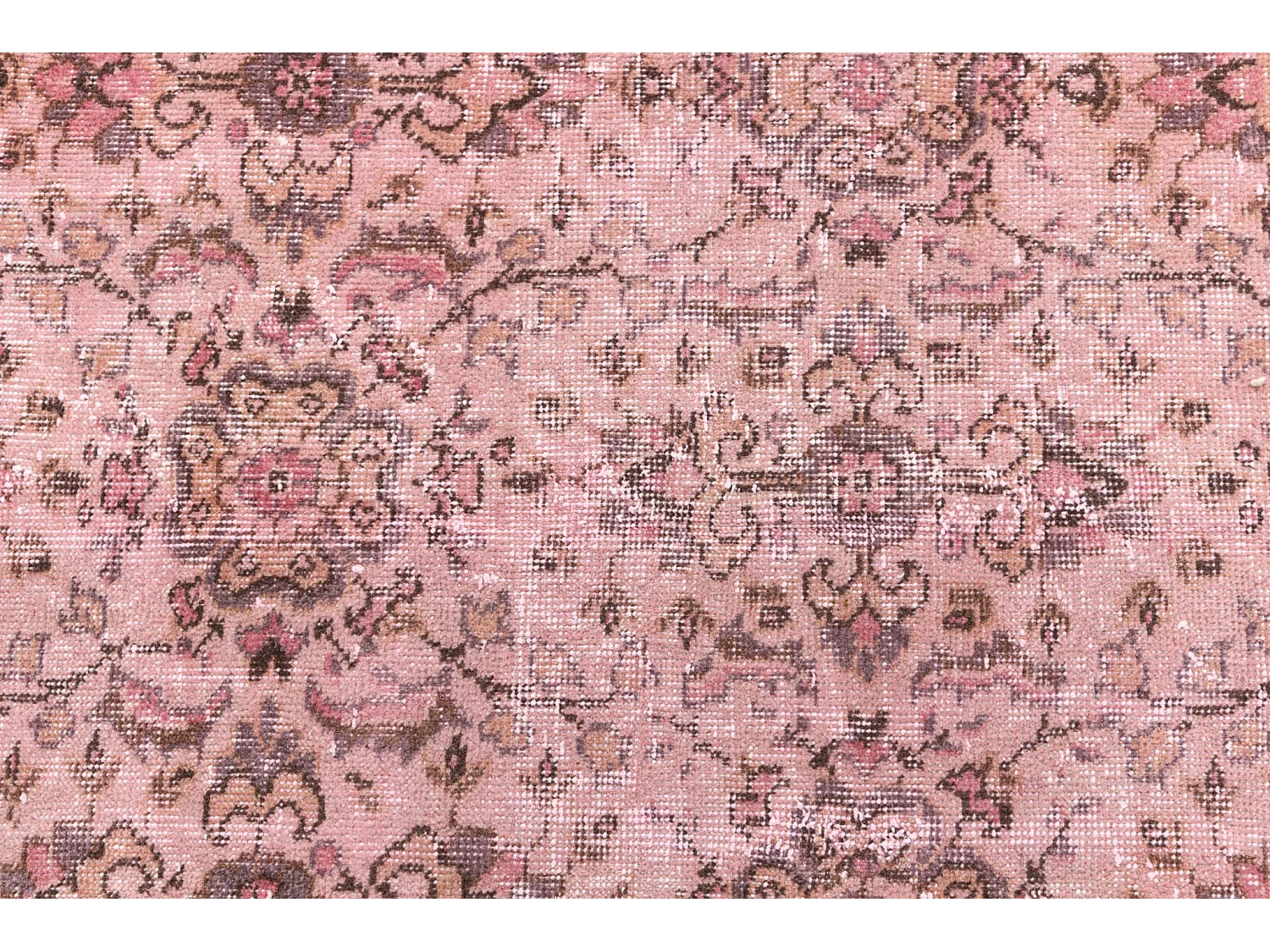Tapis de laine 160x277 rose Ultra Vintage