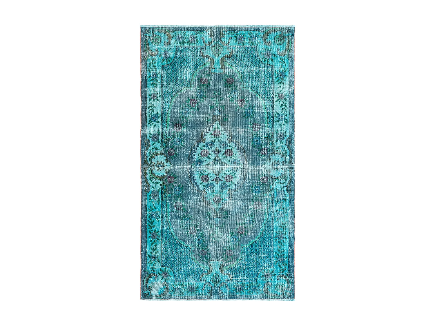 Tapis de laine 135x241 turquoise Ultra Vintage