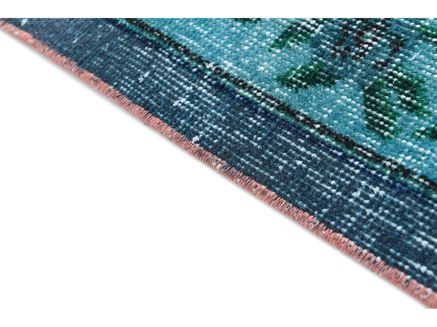 Tapis de laine 135x241 turquoise Ultra Vintage