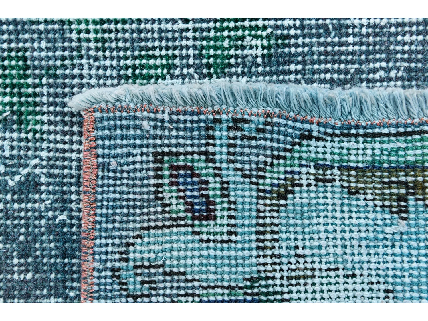 Tapis de laine 135x241 turquoise Ultra Vintage