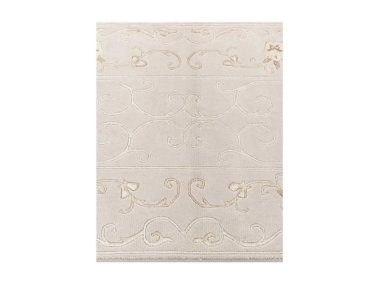 Tapis de couloir en laine 79x297 gris Darya