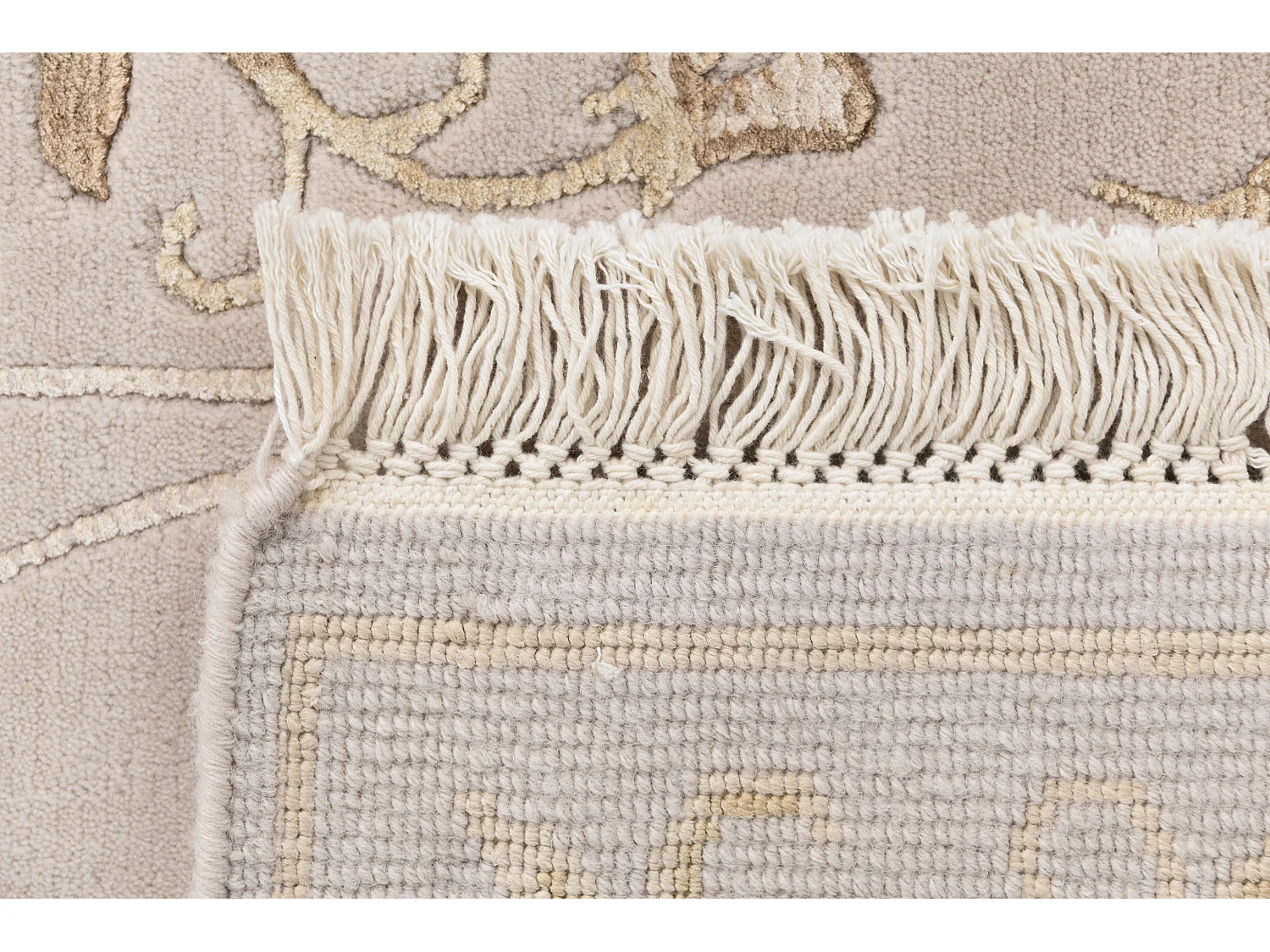 Tapis de couloir en laine 79x297 gris Darya